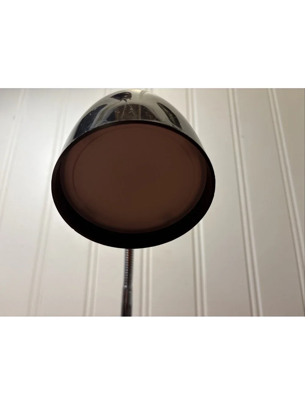 Intertek Lamp Black Metal Gooseneck Fluorescent Light Positionable Desk Lamp